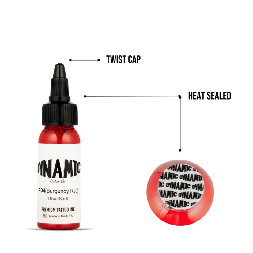 Dynamic Tattoo Ink Burgundy Red - 120 ml