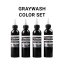 Xtreme Ink - Graywash Set - 4 x 120 ml