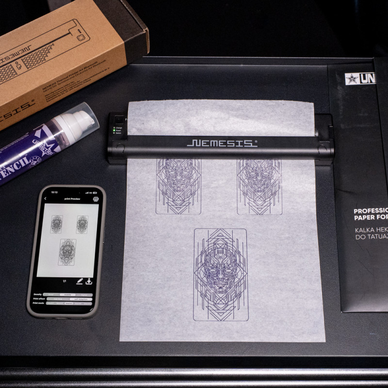 Nemesis Stencil Thermal Printer Wireless & Bluetooth