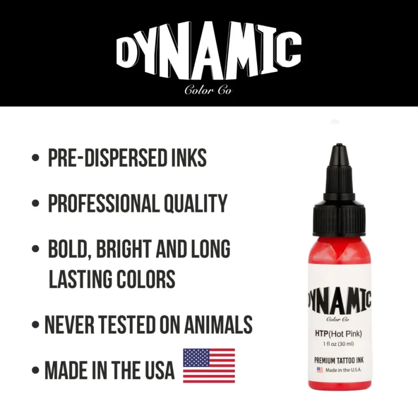 Dynamic Tattoo Ink Hot Pink - 30 ml