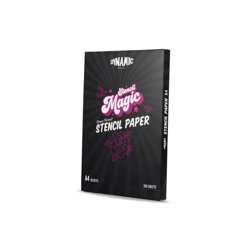 Dynamic Stencil Magic Paper – formát A4 - Varianty: 1 ks