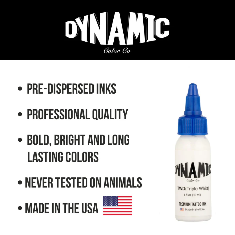 Dynamic Tattoo Ink Triple White - 240 ml