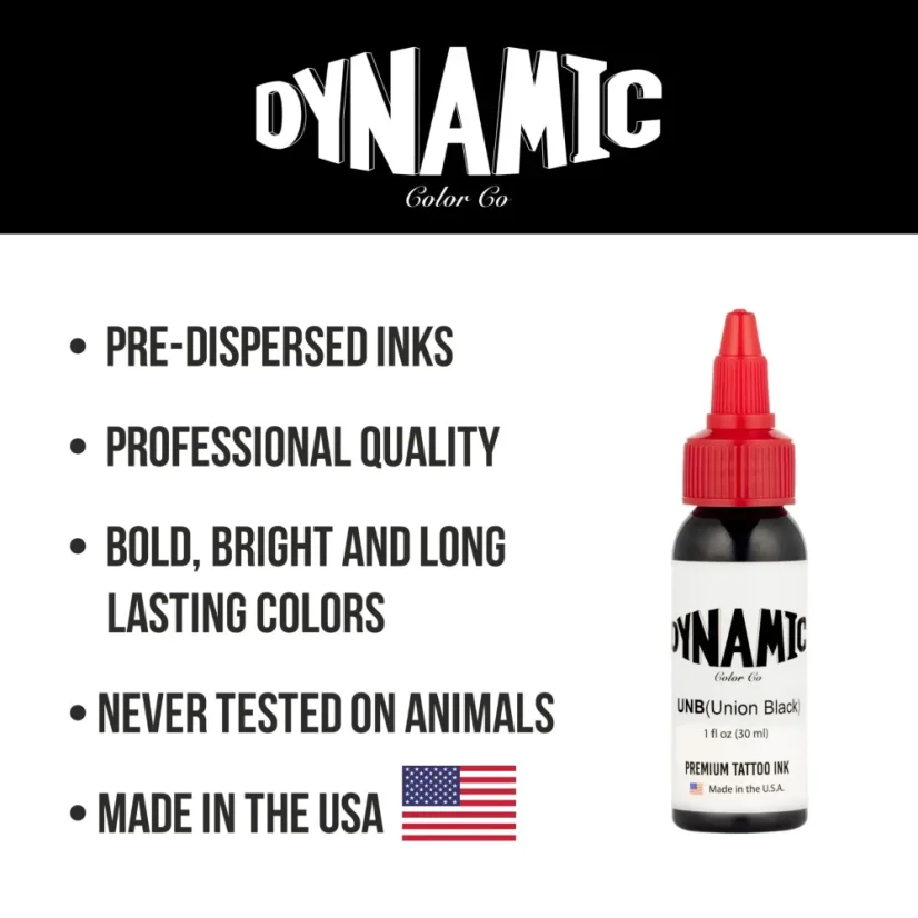 Dynamic Tattoo Ink Union Black - 30 ml