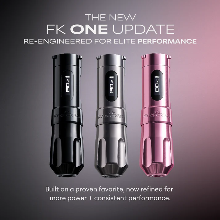 FK One Update Tattoo Machine - Pop Pink