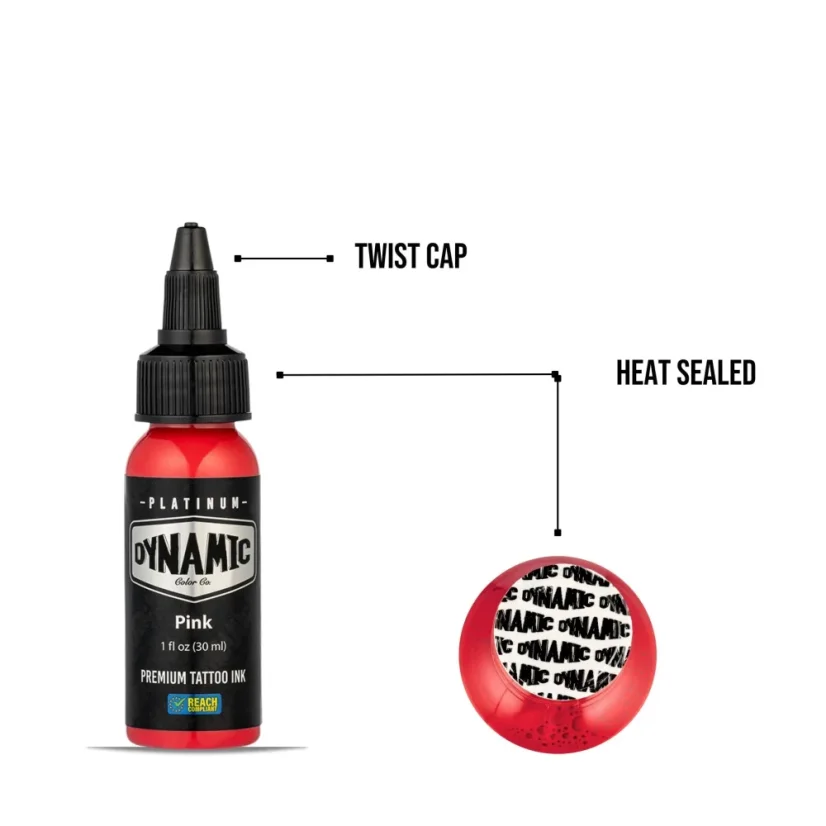 Dynamic Platinum Tattoo Ink Pink - 30 ml