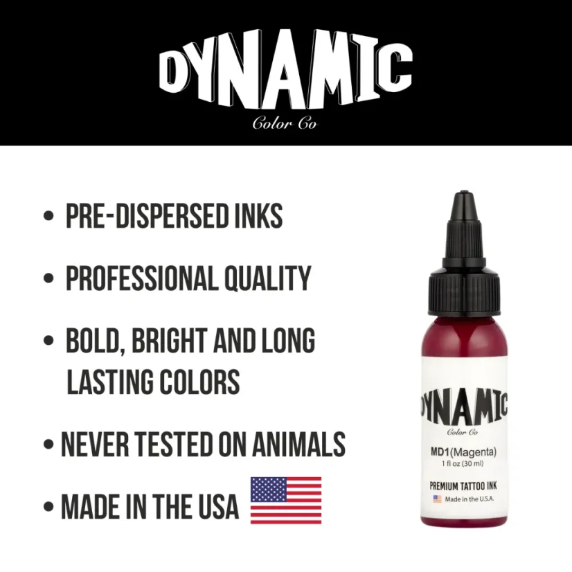 Dynamic Tattoo Ink Magenta - 120 ml