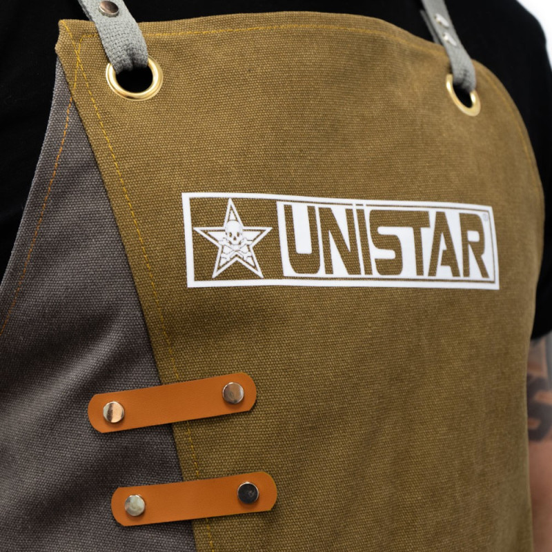UNISTAR Ochranná zástěra - Varianty: Leather Black