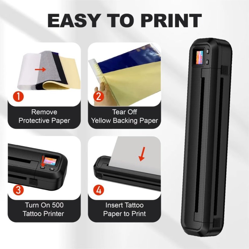 Bluetooth Thermal Tattoo Stencil Printer