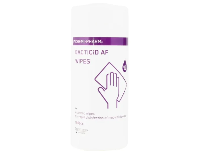 CHEMI-PHARM, BACTICID AF wipes - 100 ks
