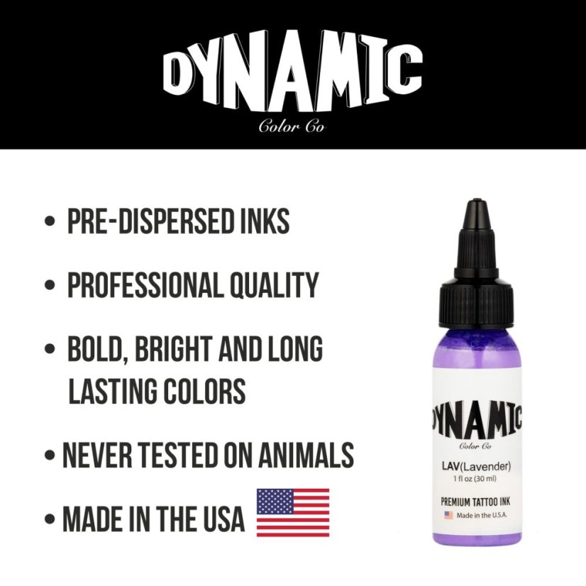Dynamic Tattoo Ink Lavender - 120 ml