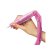 Fólie pro kabel GLOVCON® PINK - 5 x 80 cm - 125 ks