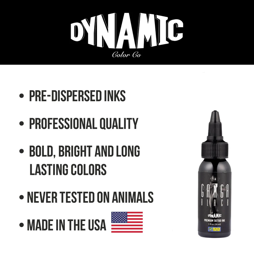 Dynamic Tattoo Ink Ganga Black - 30 ml