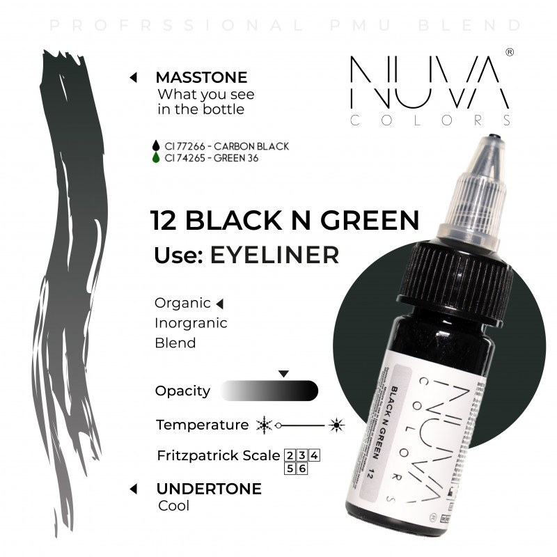 Nuva Colors - Pigment na oční linky