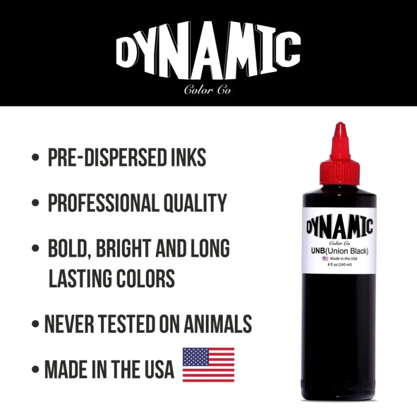 Dynamic Tattoo Ink Union Black - 240 ml