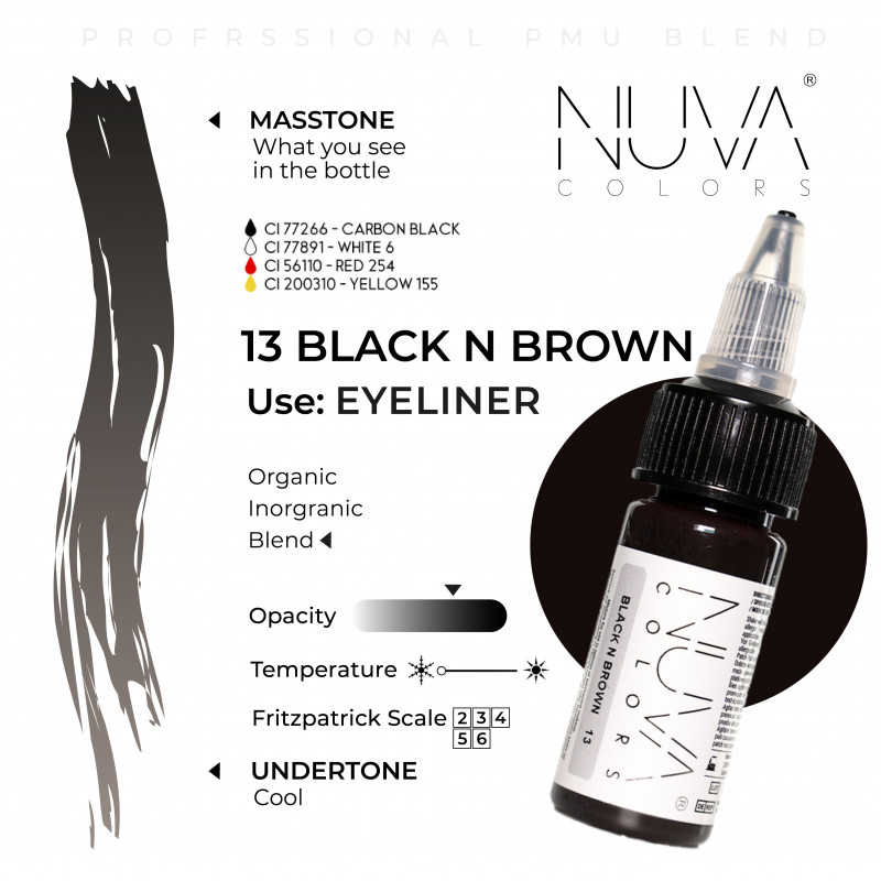 Nuva Colors - Pigment na oční linky