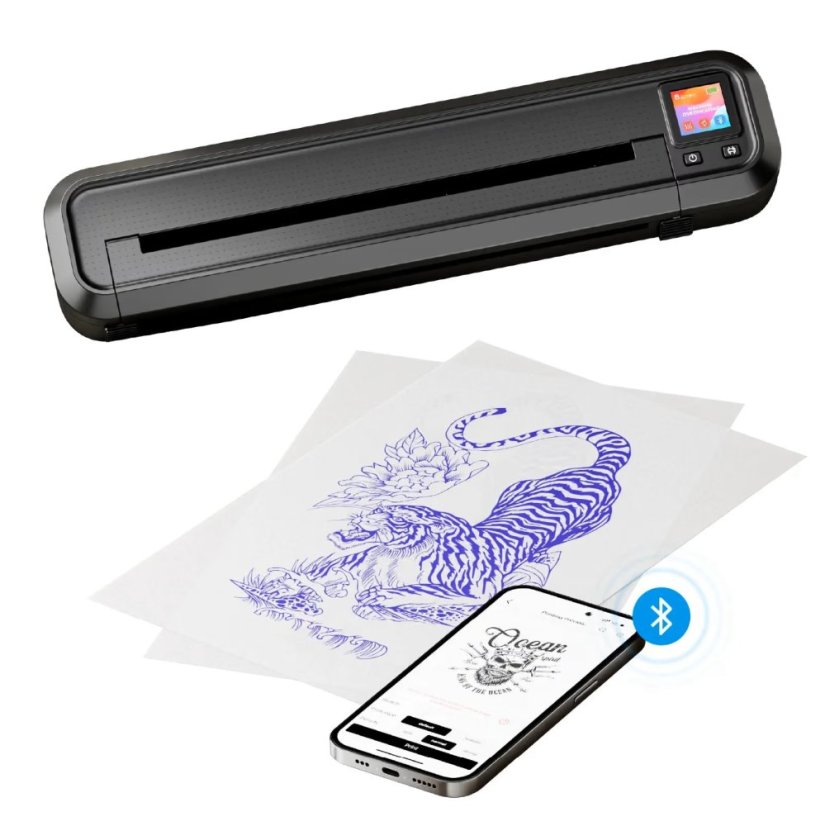 Bluetooth Thermal Tattoo Stencil Printer
