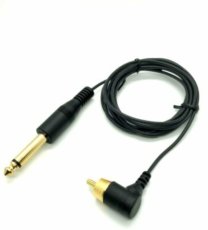 Kabel RCA zahnutý/ tattoo cord RCA angled