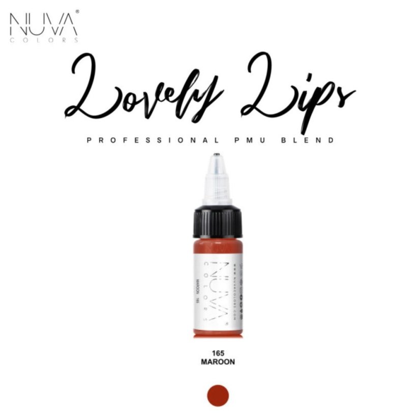 Nuva Colors - Pigment na rty - Varianty: Maroon