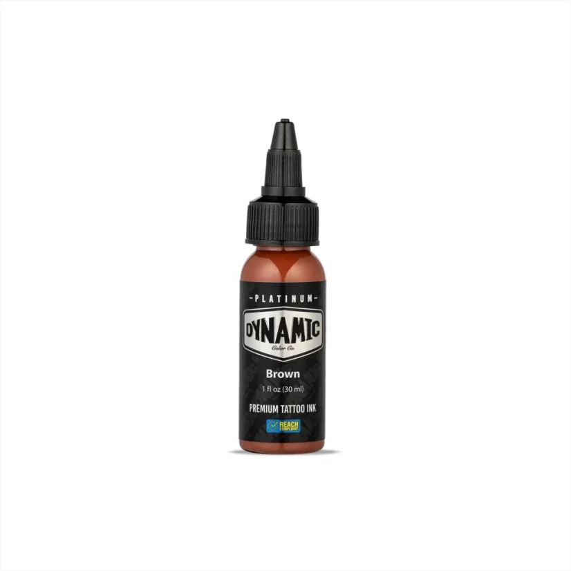Dynamic Platinum Tattoo Ink Brown - 30 ml