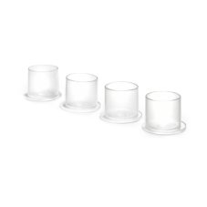 Inkcups on a stand - transparent - 17mm