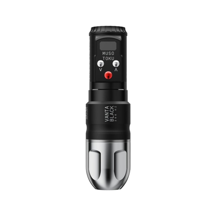 Musotoku Mercury Wireless Tattoo Machine - Vanta Black, 3.8mm