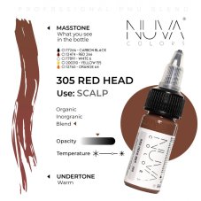 Nuva Colors - Pigment pro  mikropigmentaci pokožky hlavy  (SMP)