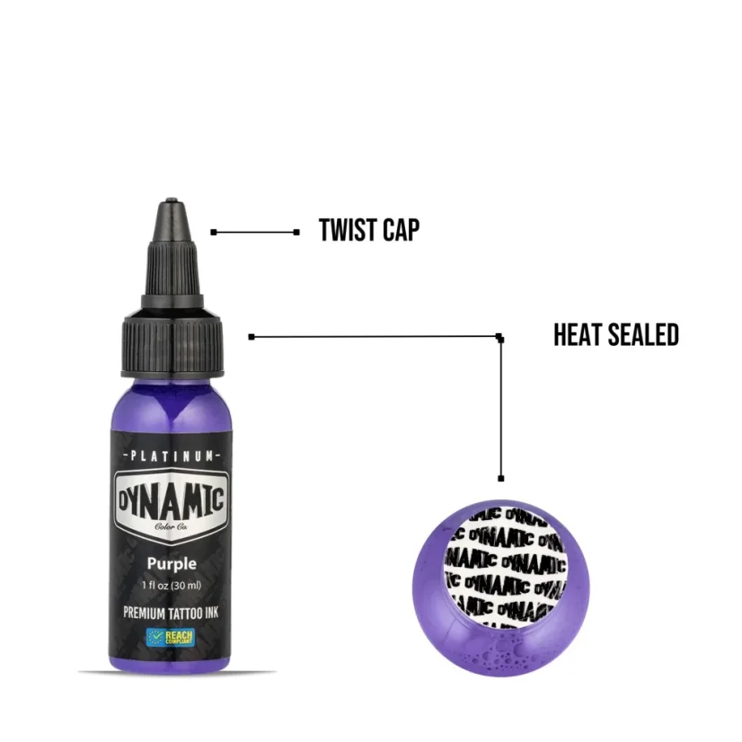 Dynamic Platinum Tattoo Ink Purple - 30 ml