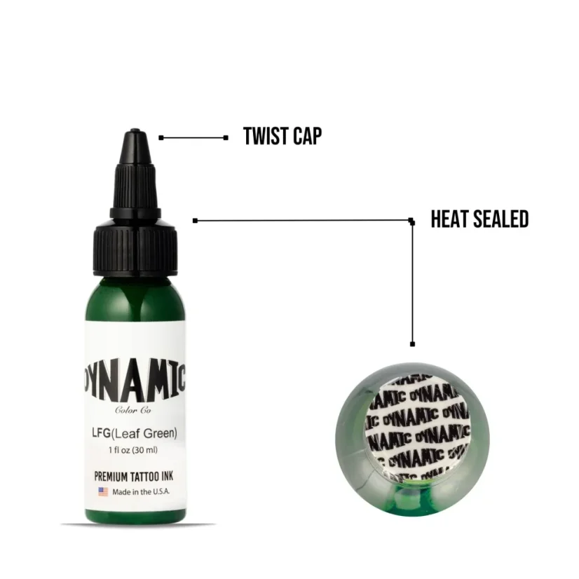 Dynamic Tattoo Ink Leaf Green - 120 ml