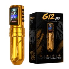 G12PRO Adjustable Stroke Wireless Tattoo Pen Machine - Goldfor Beginners