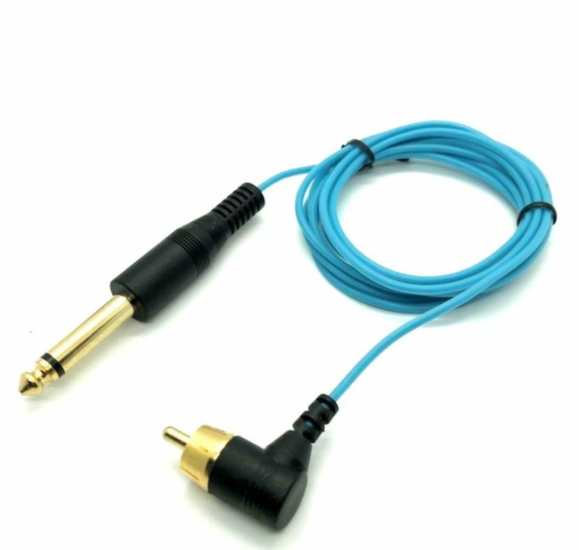 Kabel RCA zahnutý/ tattoo cord RCA angled