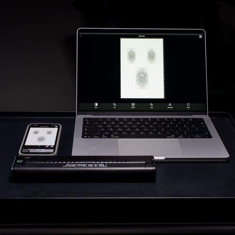 Nemesis Stencil Thermal Printer Wireless & Bluetooth