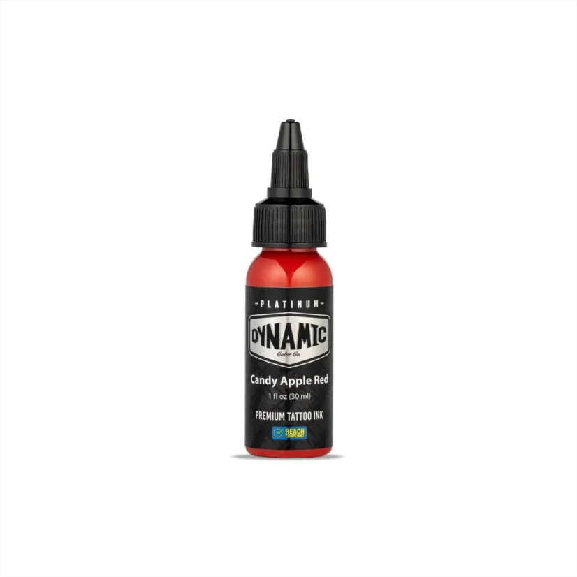 Dynamic Platinum Tattoo Ink Candy Apple Red - 30 ml