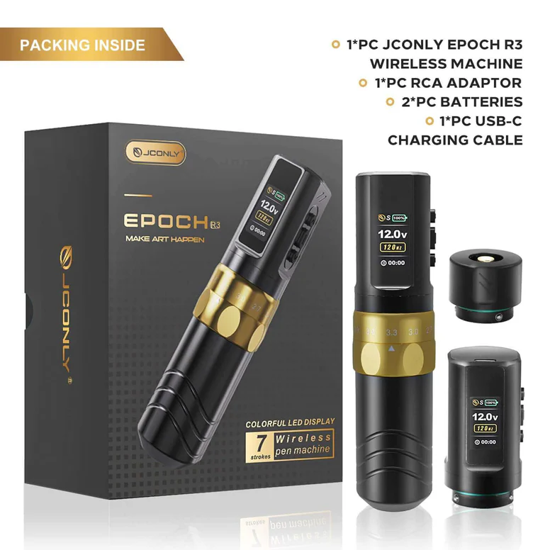 JCONLY Epoch R3 Wireless tattoo  Pen Machine