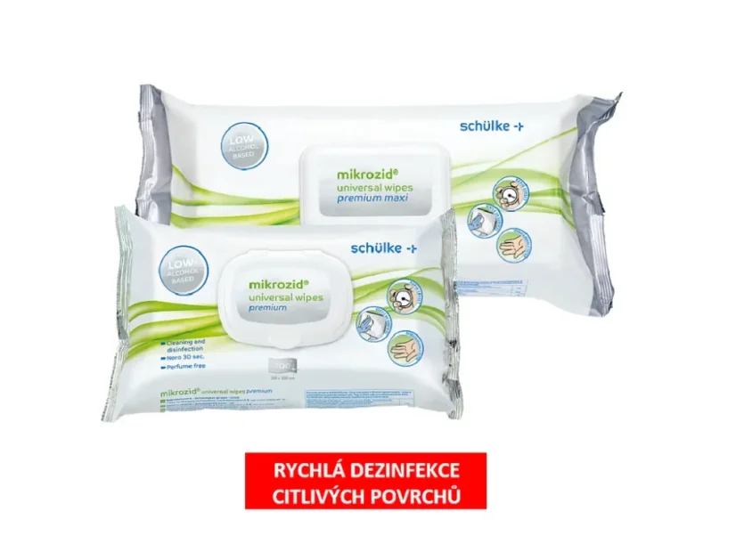 Schülke mikrozid universal wipes premium - 100 ks