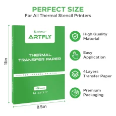 JCONLY ARTFLY Stencil Paper - 100 ks