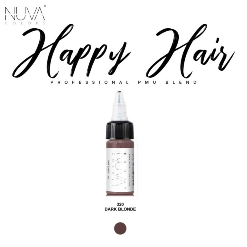 Nuva Colors - Pigment pro  mikropigmentaci pokožky hlavy  (SMP) - Varianty: Light Brown