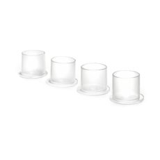 Inkcups on a stand - transparent - 17mm
