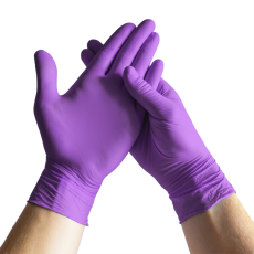 Nitrilové rukavice NITRIL PREMIUM3 100 ks, nepudrované, fialové, 4.0 g