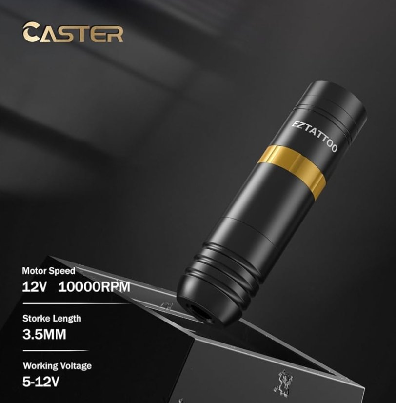 EZ Tattoo Machine Pen Caster- Wireless Tattoo Machine with 1500mAh