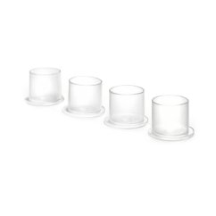 Inkcups on a stand - transparent - 17mm
