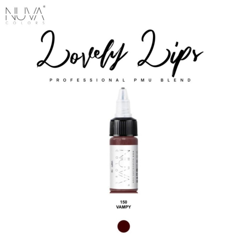 Nuva Colors - Pigment na rty - Varianty: Maroon