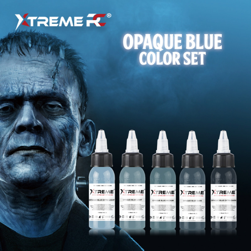 Xtreme Ink - Opaque Blue Set - 5 x 30 ml