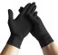 Latexové rukavice ESPEON LATEX BLACK 100 ks, nepudrované, černé, 5.8 g - Velikost: M